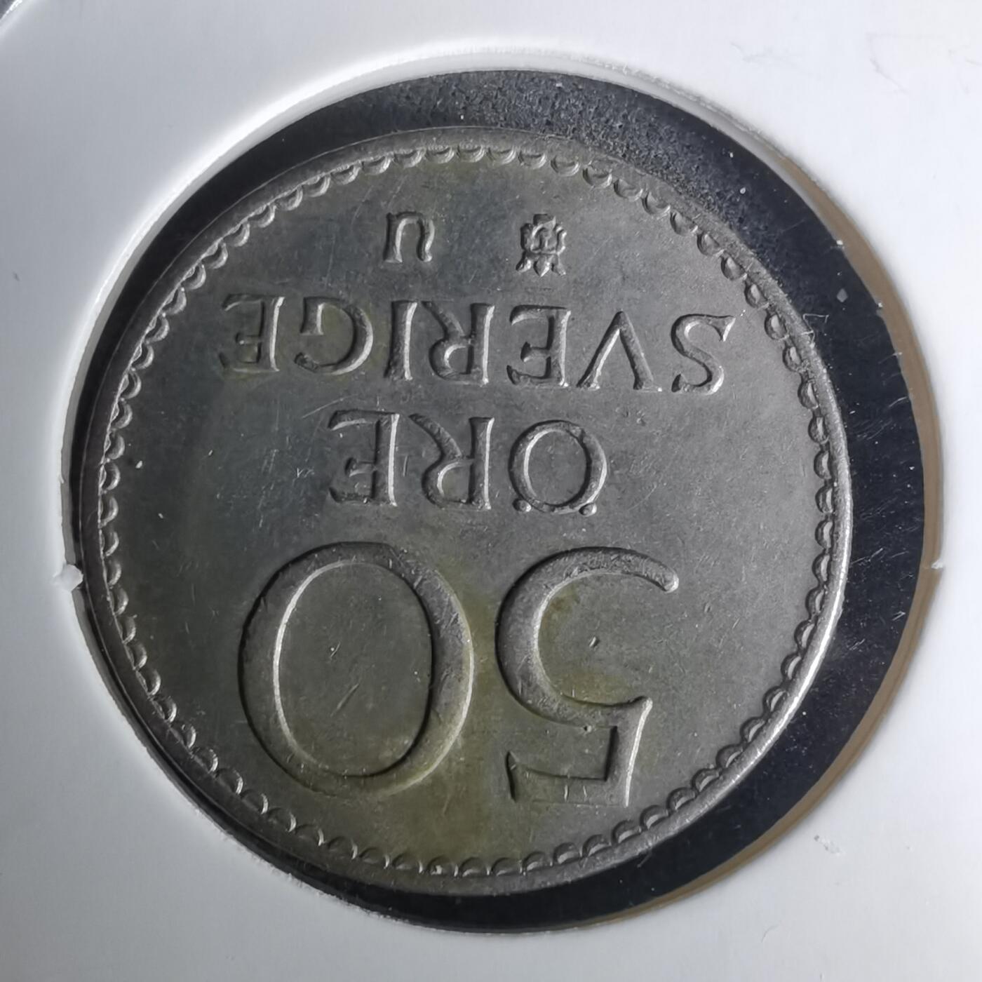 沼泽如烟--第1025场 瑞典1963年50欧尔