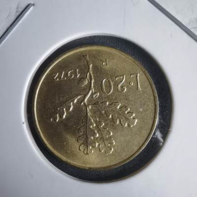 沼泽如烟--第1024场 - 意大利1972年20里拉