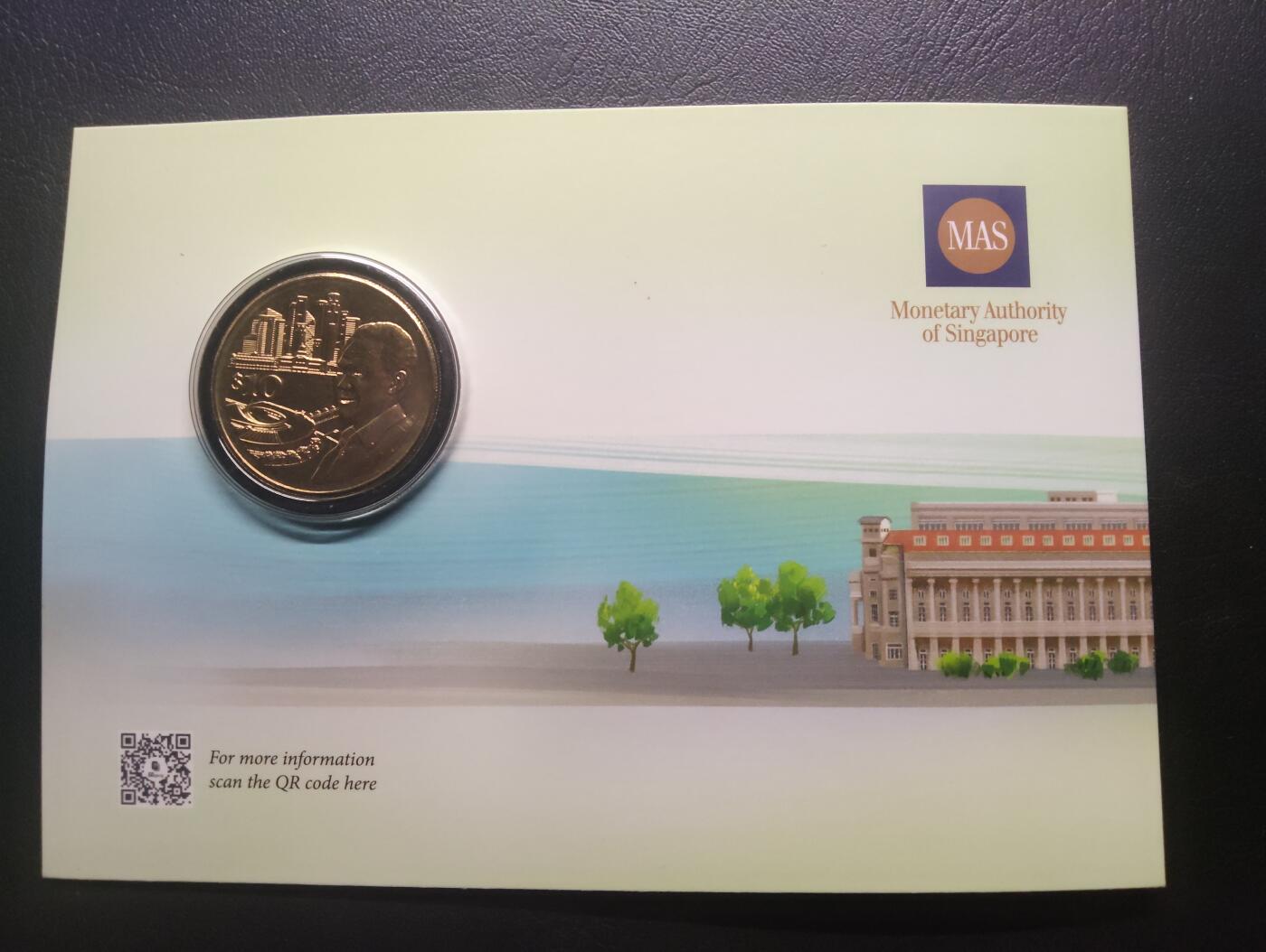 荟藏特别场次第八期——“社长的硬币堆” 新加坡2023年李光耀诞辰百年10元纪念币带卡册