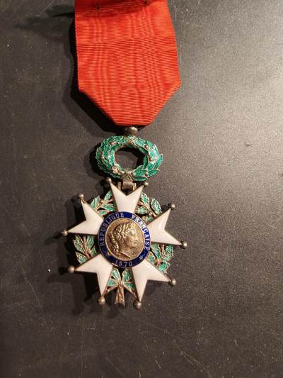 老王徽章第187期 - 法国骑士级荣誉军团勋章   三共时期