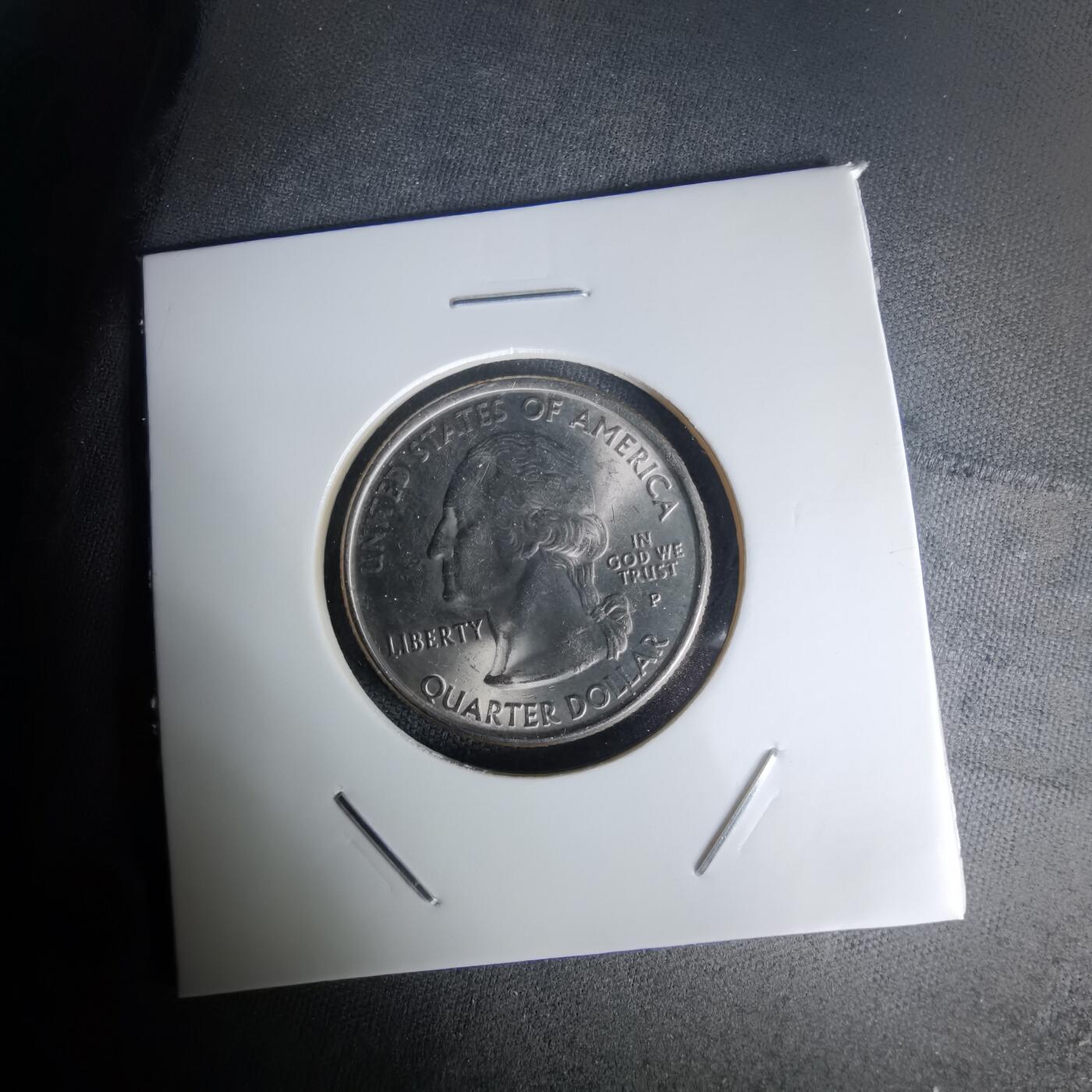 沼泽如烟--第1023场 美国2001年25分纪念币