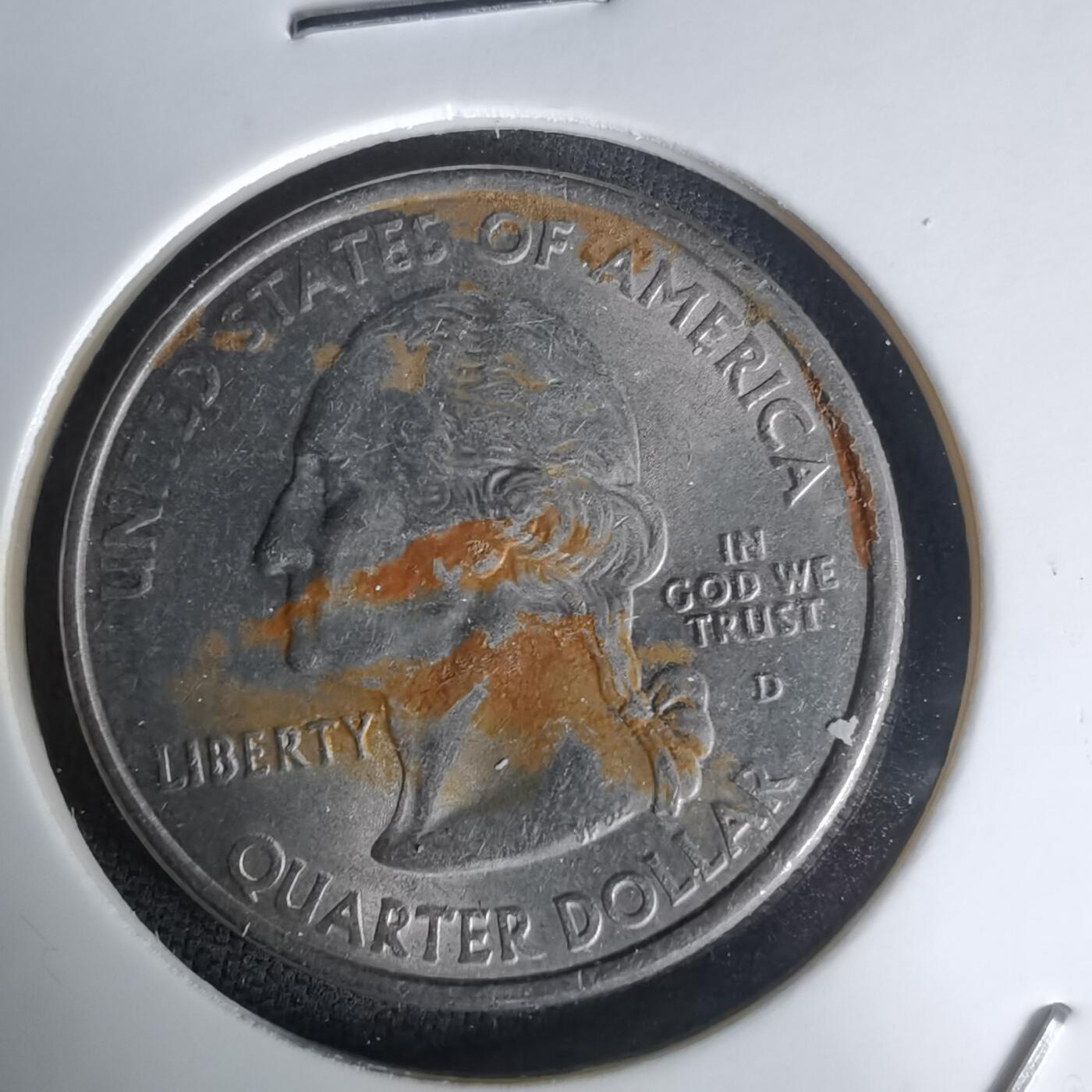 沼泽如烟--第1023场 美国2001年25分纪念币