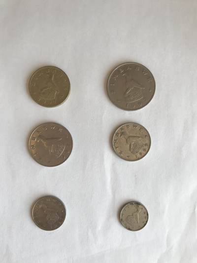 津巴布韦97年6枚硬币 - 津巴布韦97年6枚硬币