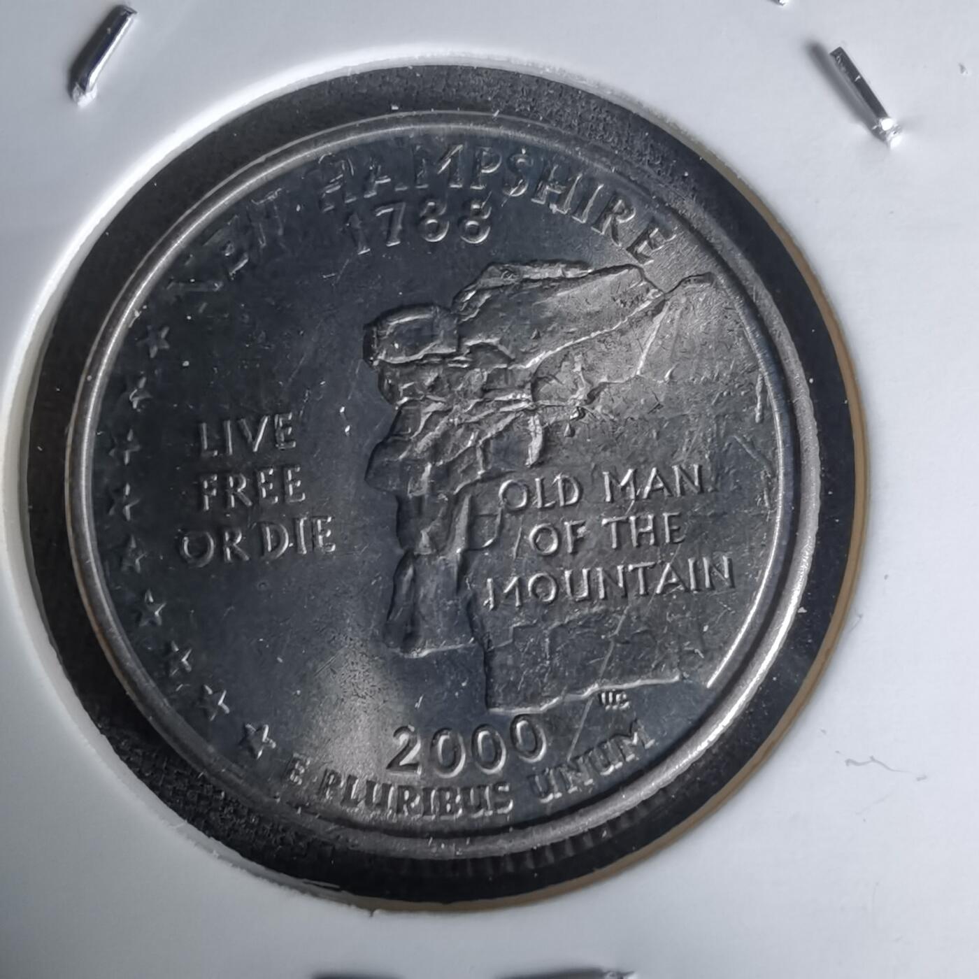 沼泽如烟--第1023场 美国2000年25分纪念币