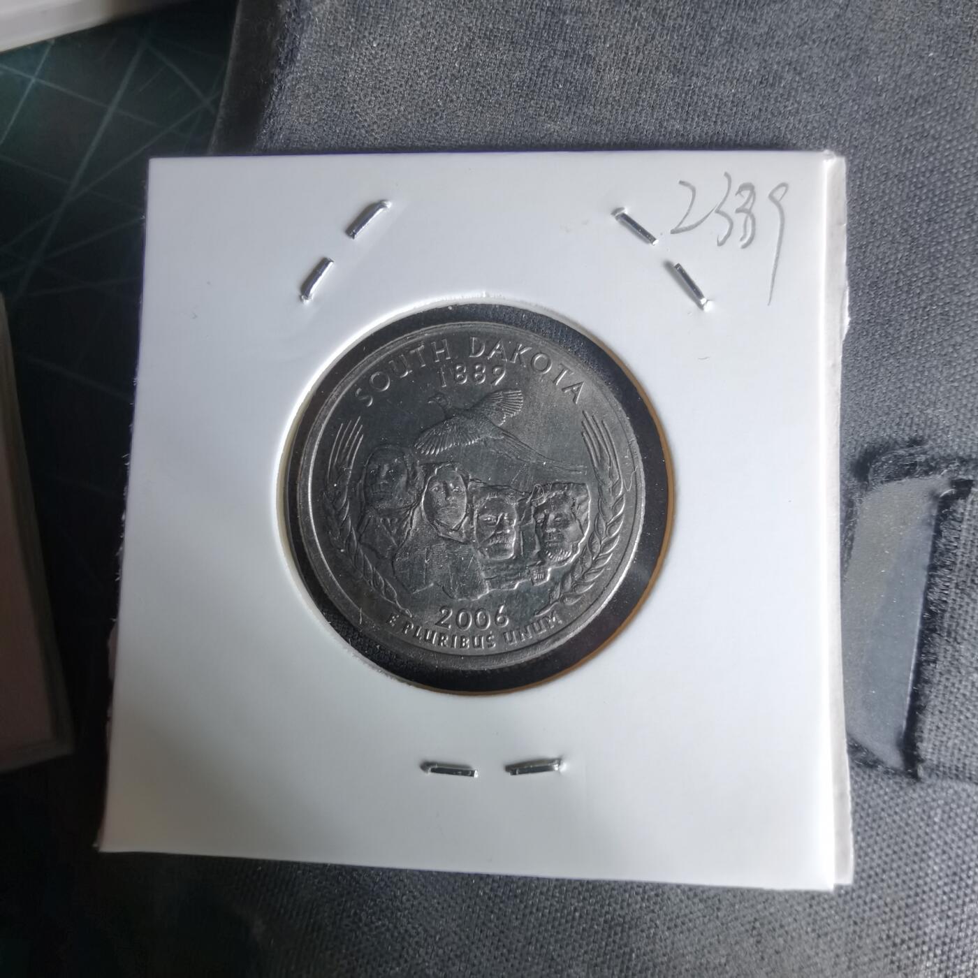 沼泽如烟--第1023场 美国2006年25分纪念币