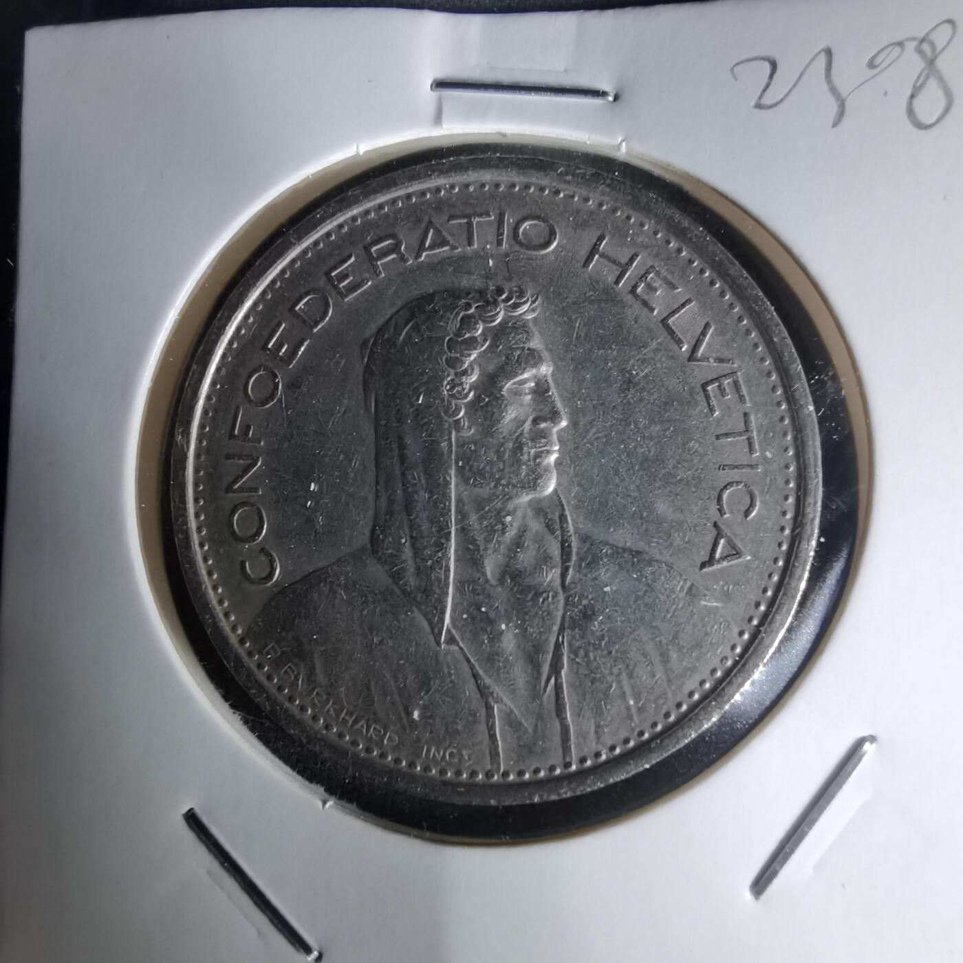 沼泽如烟--第1023场 瑞士1970年5法郎