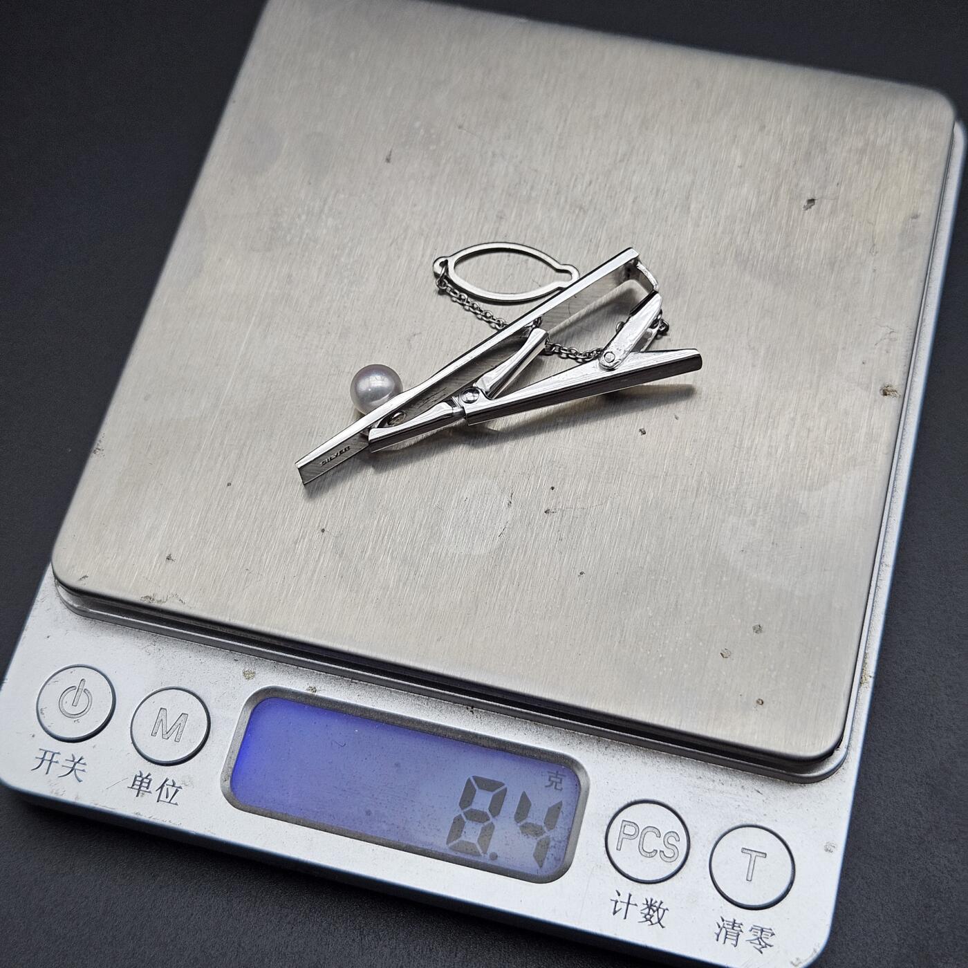 0元起拍勋章 第339期 咸鱼国勋章拍卖专场 3月18日（周三）下午6：00开始 日本中古领带夹 银制 8克