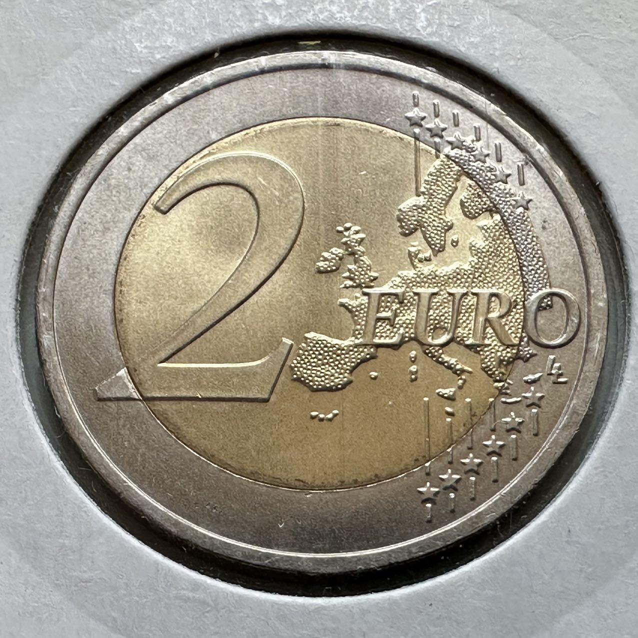 🌹外币初藏🌹🐯2026年第29场   欧元纪念币 接代拍 葡萄牙 2016年 大桥50周年 2欧元双色纪念币