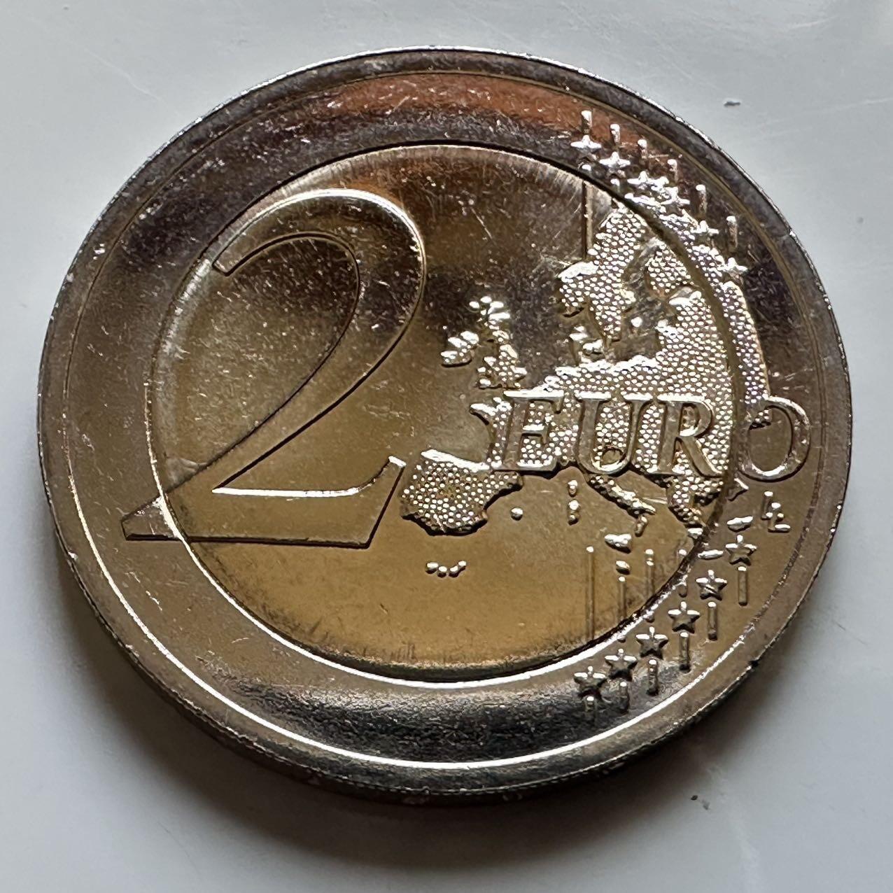 🌹外币初藏🌹🐯2026年第29场   欧元纪念币 接代拍 立陶宛 2022年 国家百年 2欧元双色纪念币