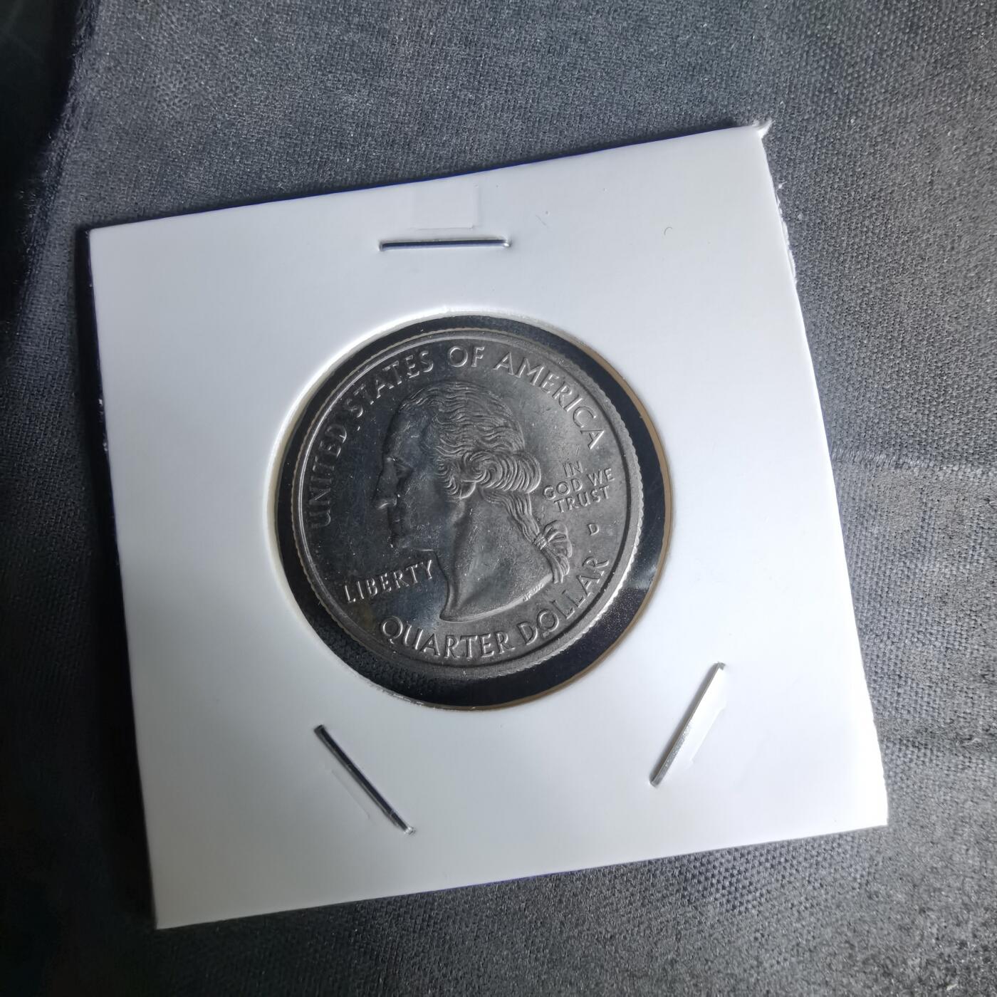 沼泽如烟--第1023场 美国1999年25分纪念币