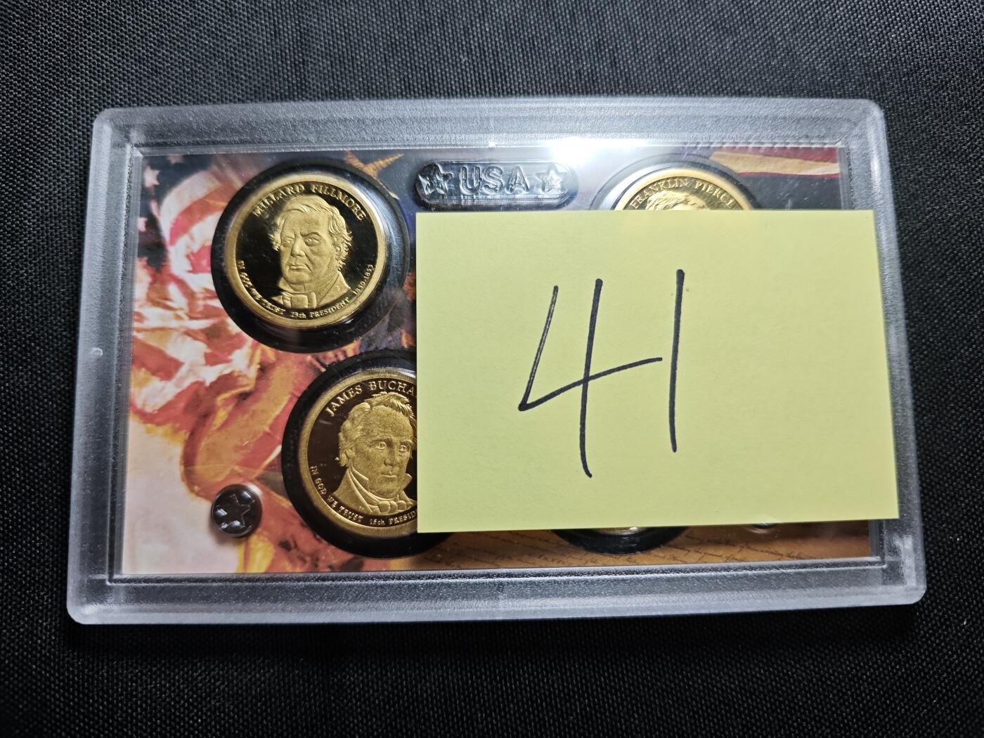 KK钱币收藏小铺   套币专场 2月预留时间 周末发货  美国1元总统精制纪念套币