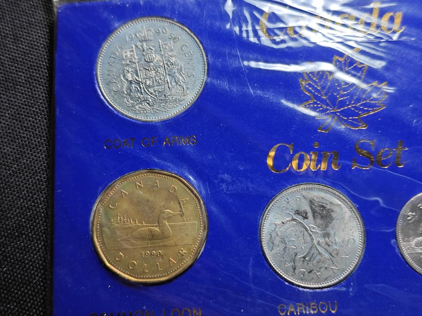 KK钱币收藏小铺   套币专场 2月预留时间 周末发货 1990清年 加拿大套币