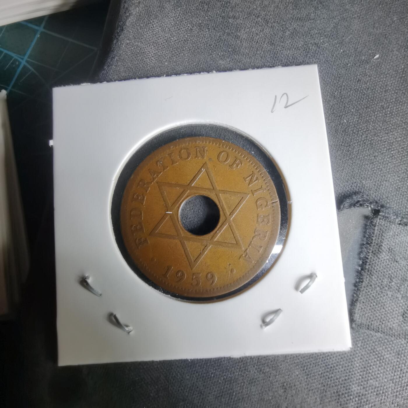 沼泽如烟--第1024场 尼日利亚1959年1便士