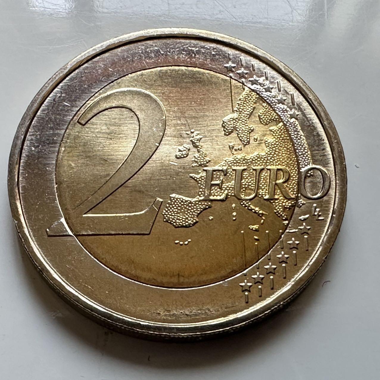 🌹外币初藏🌹🐯2026年第29场   欧元纪念币 接代拍 德国 2019年 联邦参议院成立70周年 2欧元双色纪念币