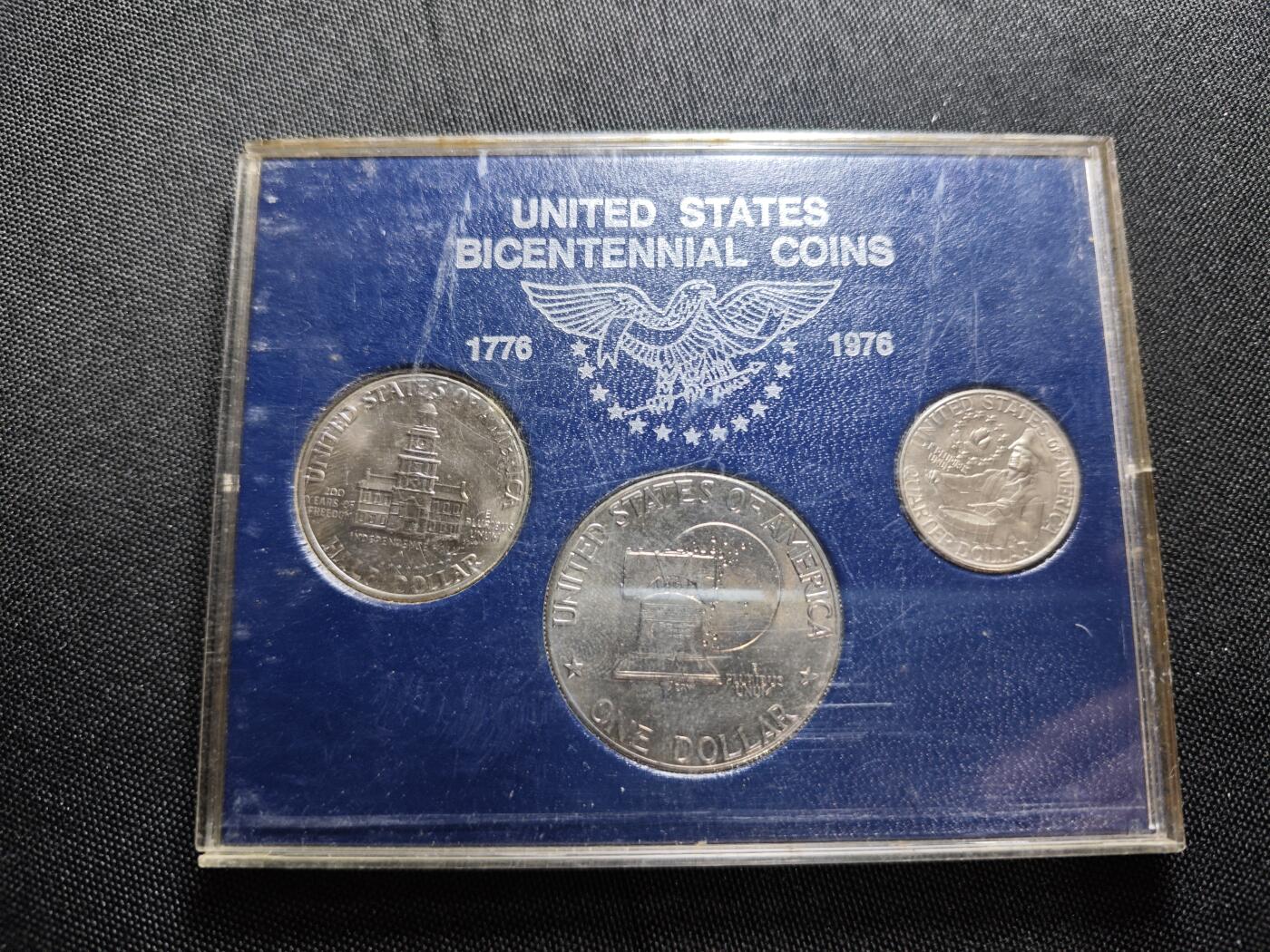 KK钱币收藏小铺   套币专场 2月预留时间 周末发货  美国建国200周年纪念套币