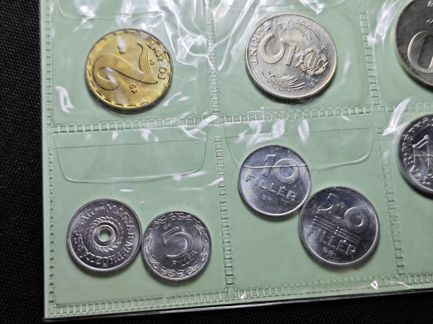 KK钱币收藏小铺   套币专场 2月预留时间 周末发货  1978匈牙利大小面值清年一套