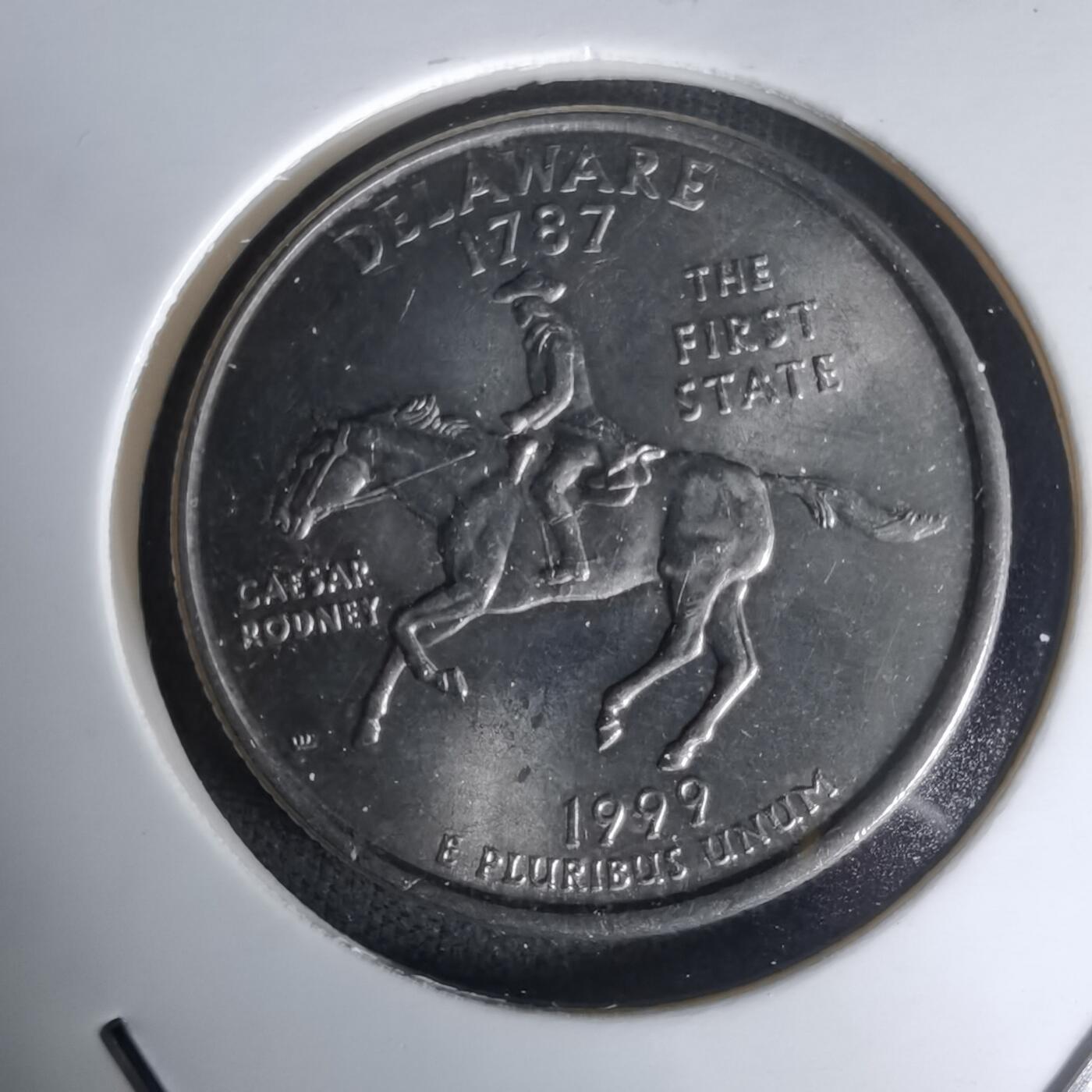 沼泽如烟--第1023场 美国1999年25分纪念币