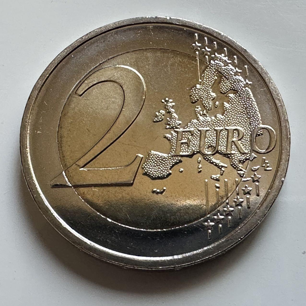 🌹外币初藏🌹🐯2026年第29场   欧元纪念币 接代拍 法国 2024年 巴黎奥运会与残奥会 2欧元双色纪念币