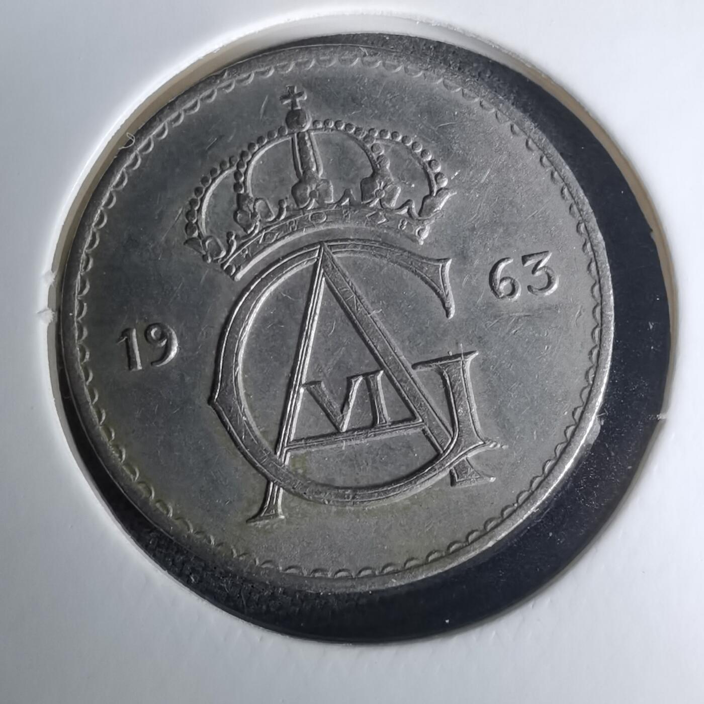 沼泽如烟--第1025场 瑞典1963年50欧尔