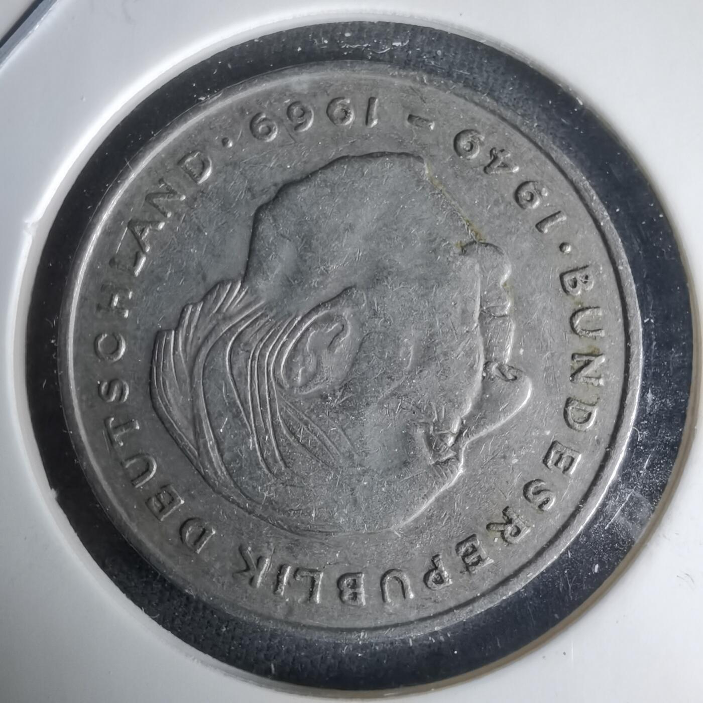 沼泽如烟--第1024场 德国1973年2马克