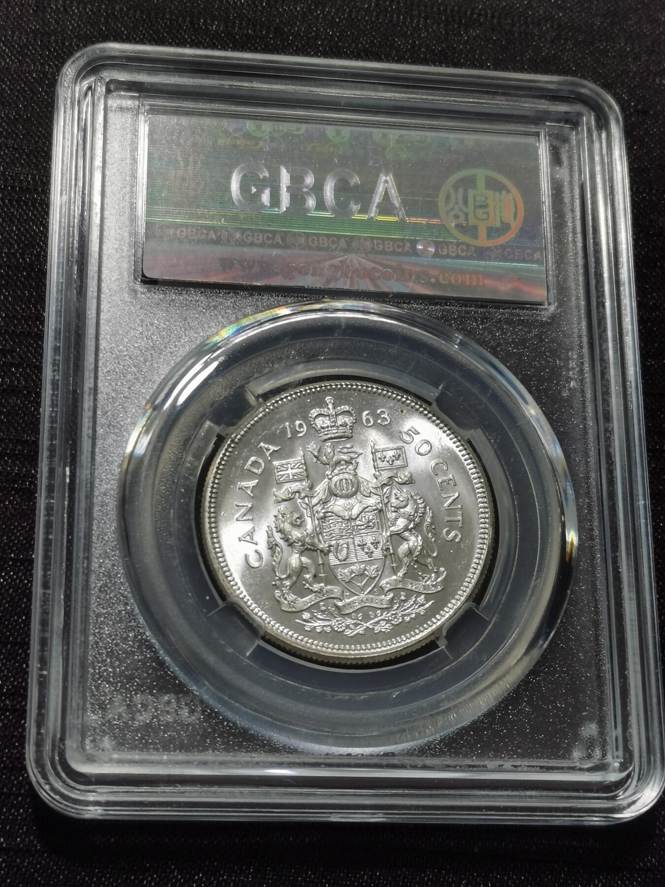 天下钱庄专场欢迎参拍 加拿大伊丽莎白半圆银币