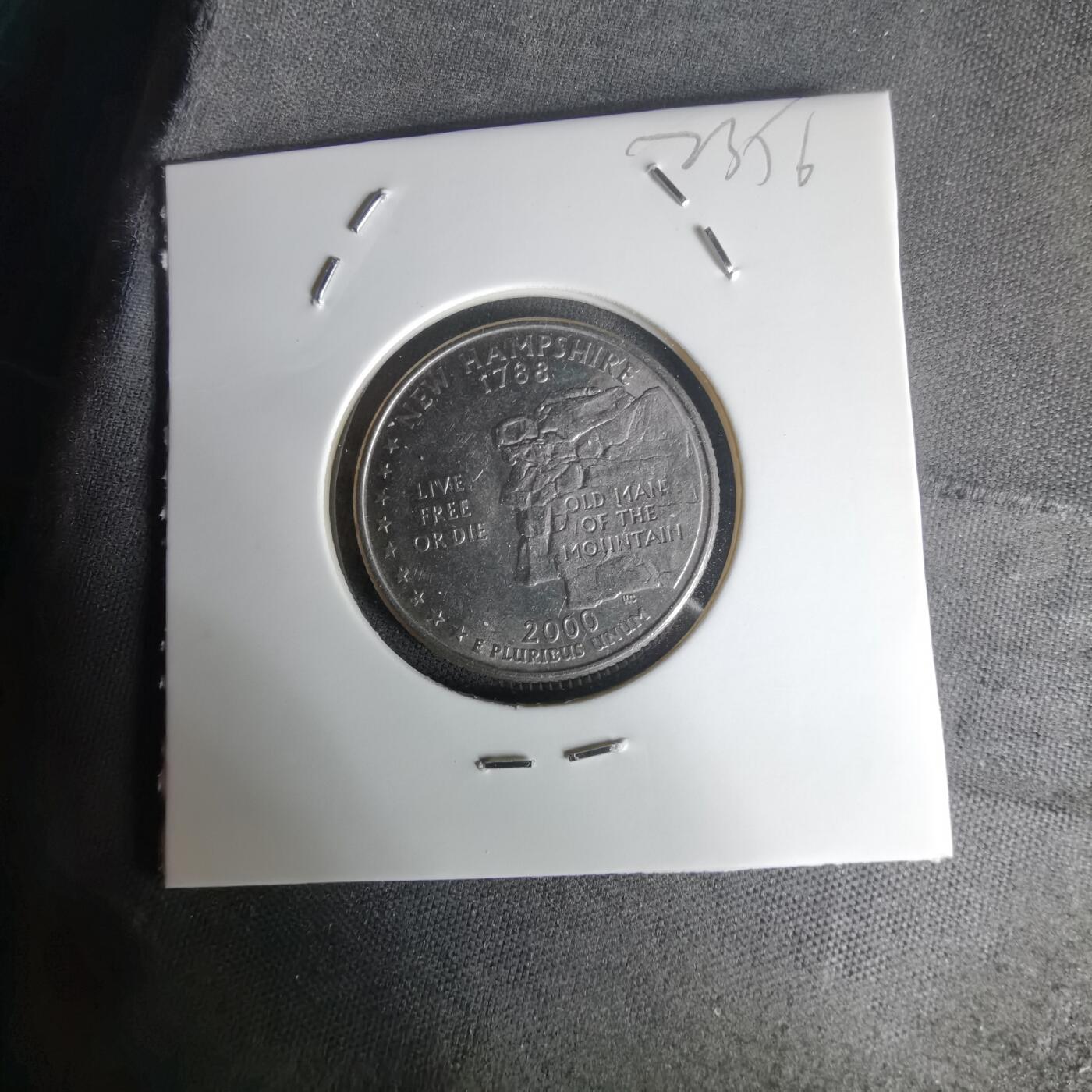 沼泽如烟--第1023场 美国2000年25分纪念币