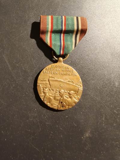 老王徽章第187期 - 美国二战欧洲中东非对德作战奖章