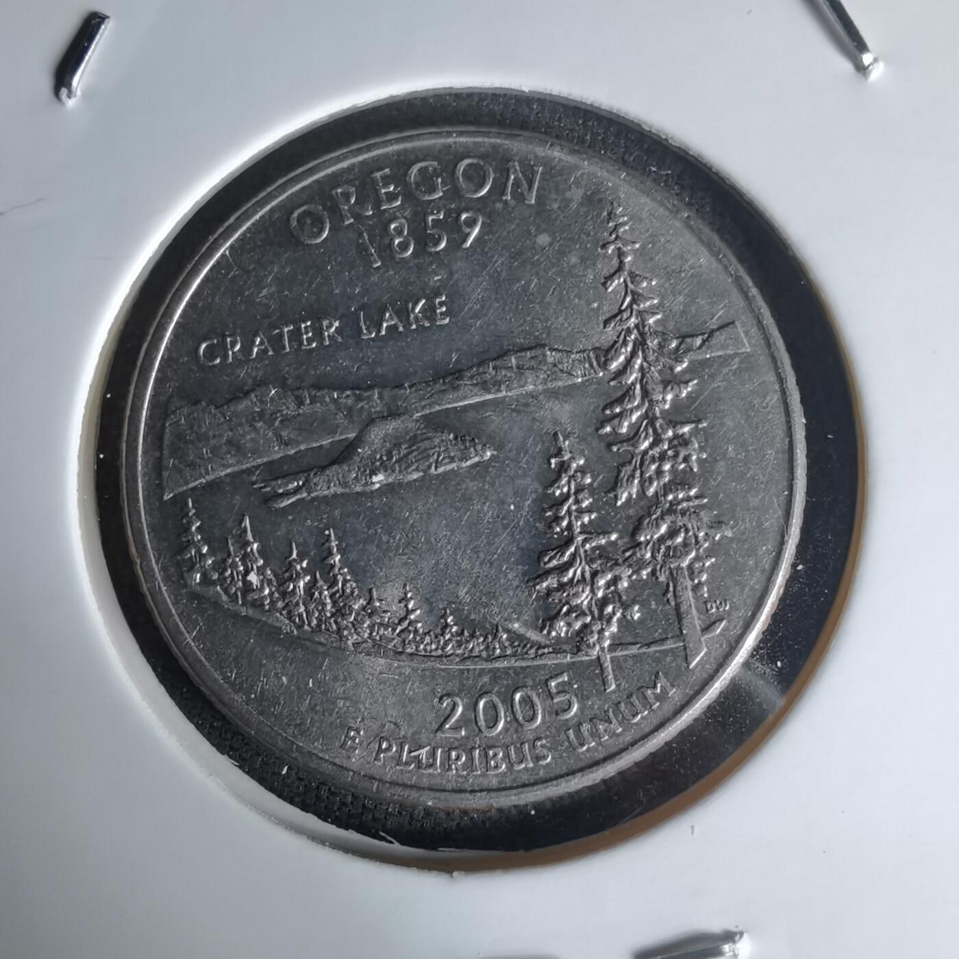 沼泽如烟--第1023场 美国2005年25分纪念币