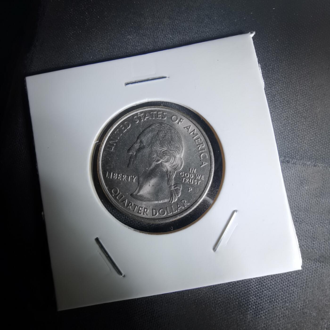 沼泽如烟--第1023场 美国2001年25分纪念币