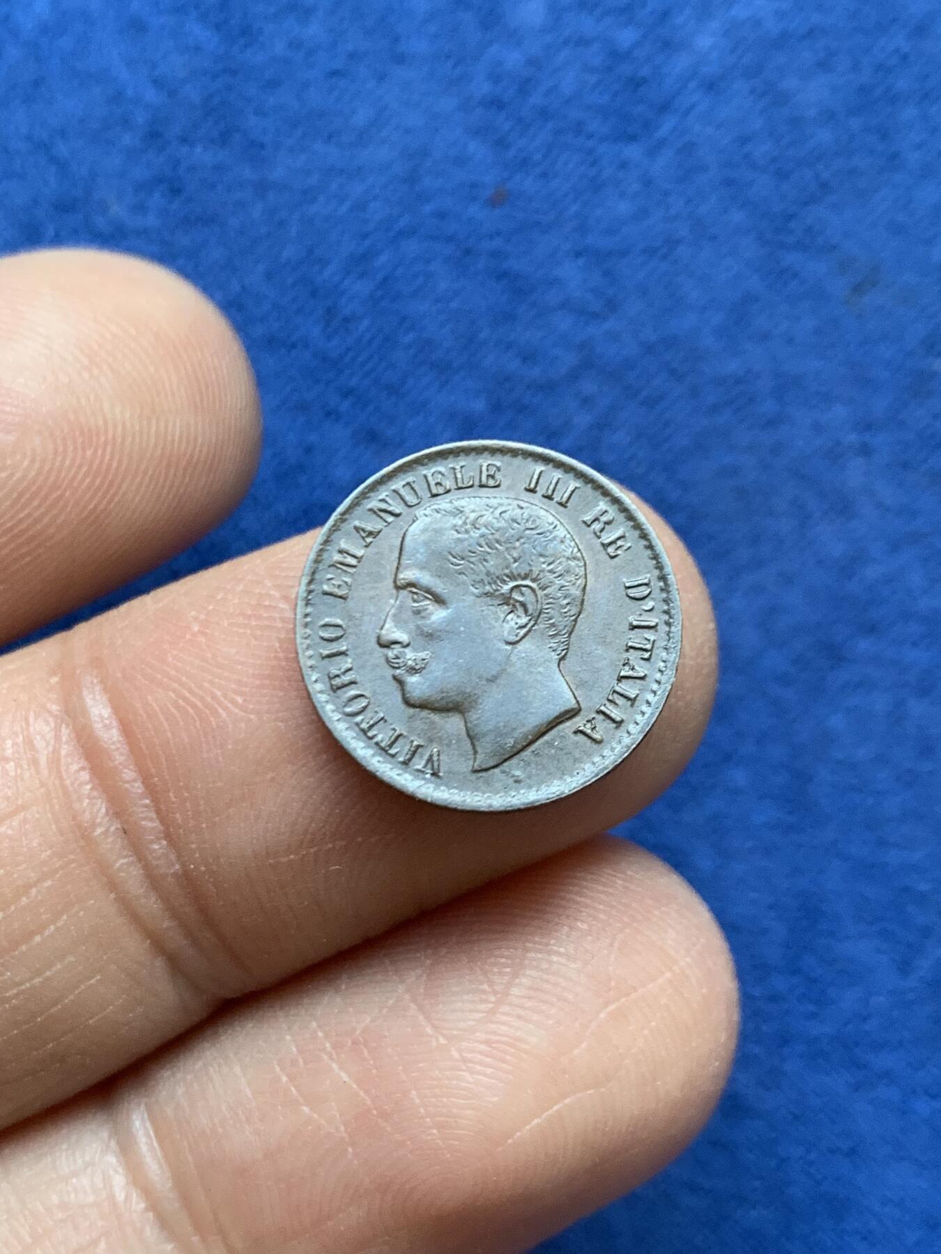 《竞宝斋》第470场 周日，周一，周二 3场连拍 （全场包邮）欢迎送拍 两枚一组 意大利1908、1905年一分 好品