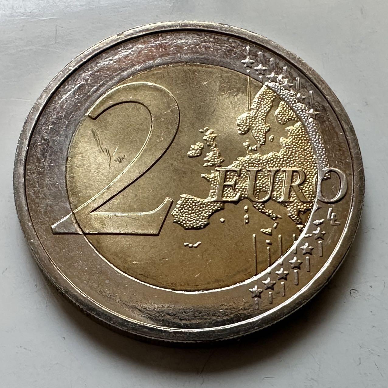 🌹外币初藏🌹🐯2026年第29场   欧元纪念币 接代拍 德国 2021年 萨克森-安哈尔特州 2欧元双色纪念币