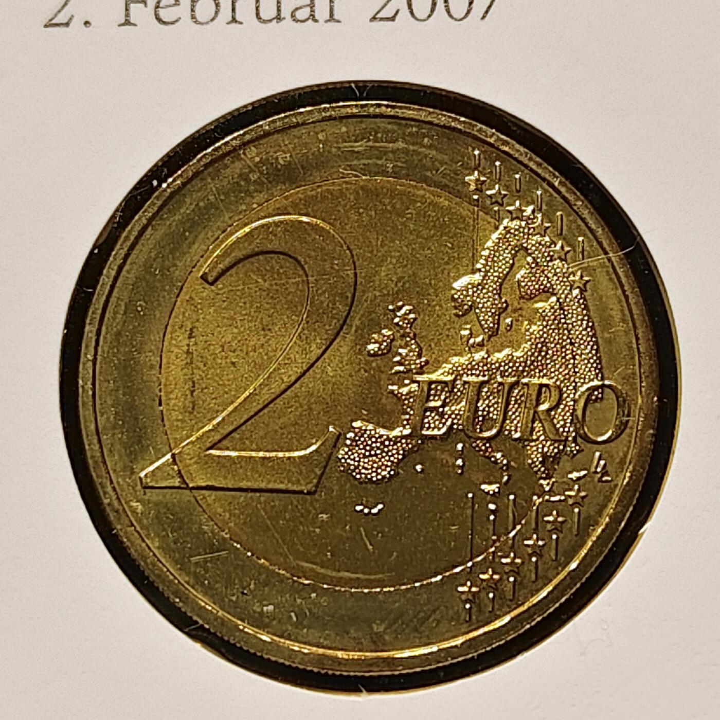 【全场包邮】纯粹捡漏拍512场 【邮币封】德国2007年2欧元州币系列梅克伦堡-伏波默恩州施韦林城堡双色纪念币邮币封