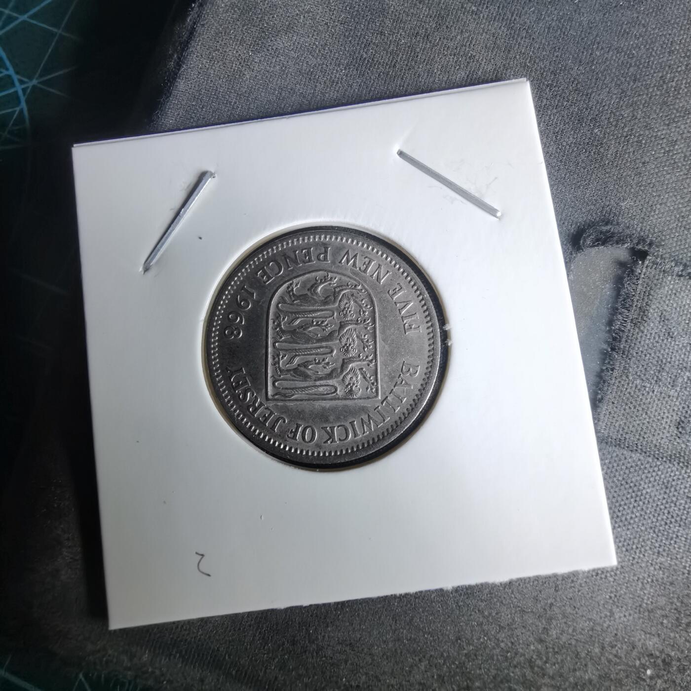 沼泽如烟--第1025场 泽西1968年5便士