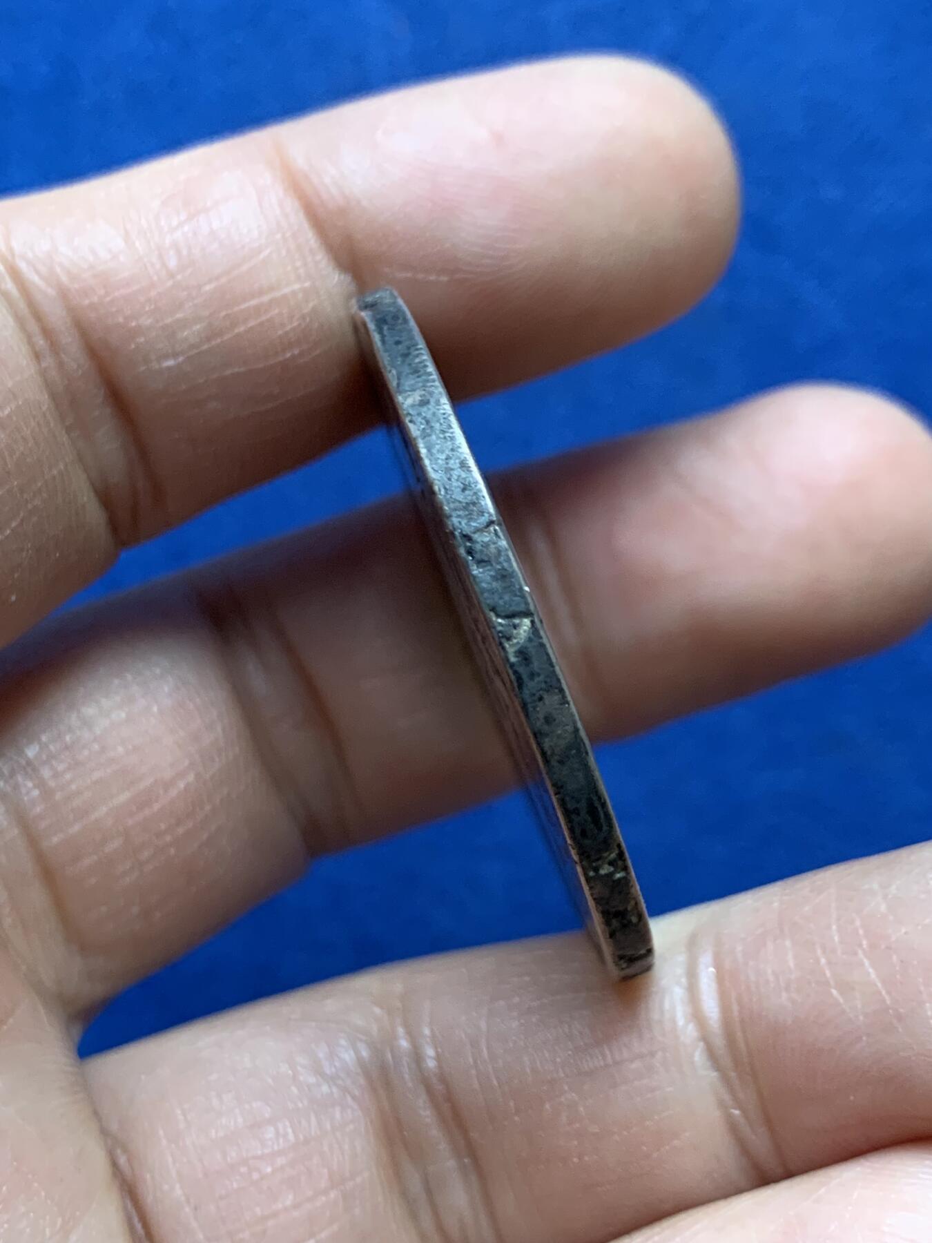 《竞宝斋》第470场 周日，周一，周二 3场连拍 （全场包邮）欢迎送拍 法国1808拿破仑一世5法郎银币 A厂标 给了表面改变 细节见图