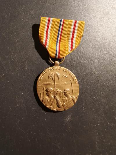 老王徽章第187期 - 美国二战亚太战区对日作战奖章