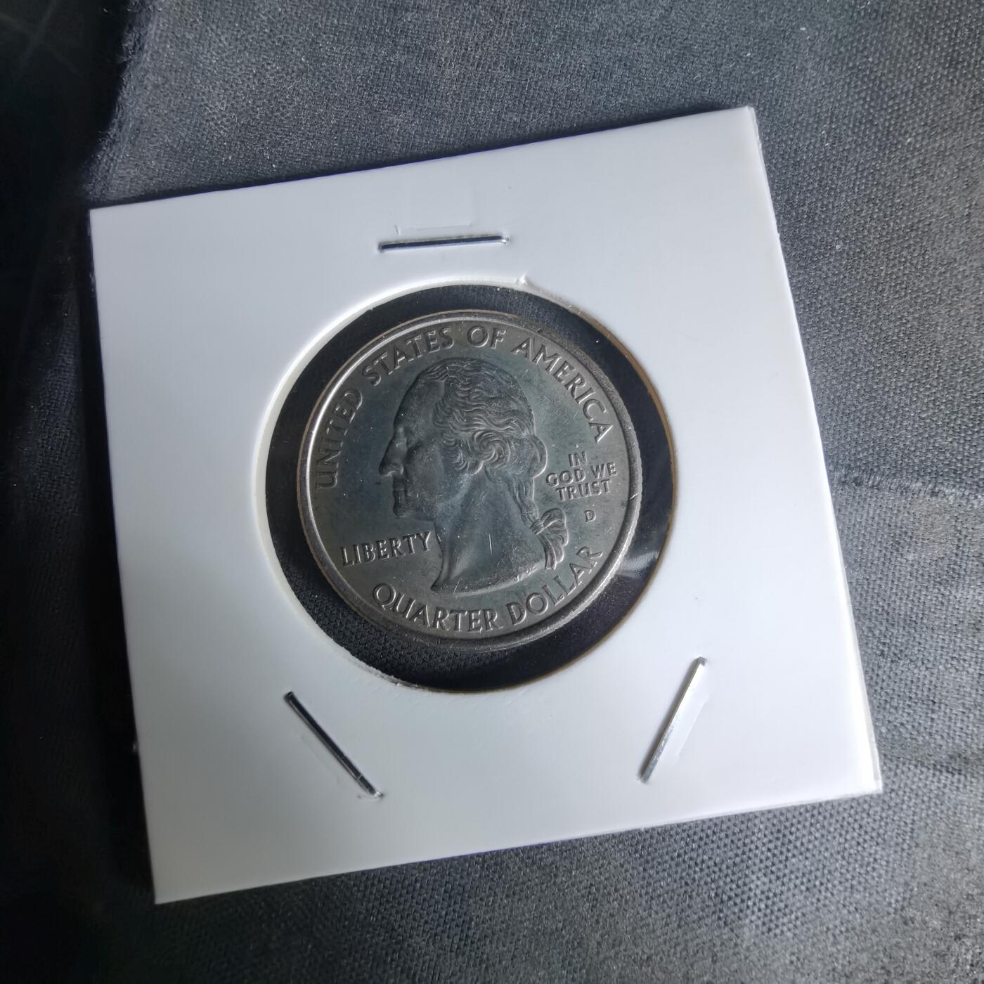 沼泽如烟--第1023场 美国2008年25分纪念币