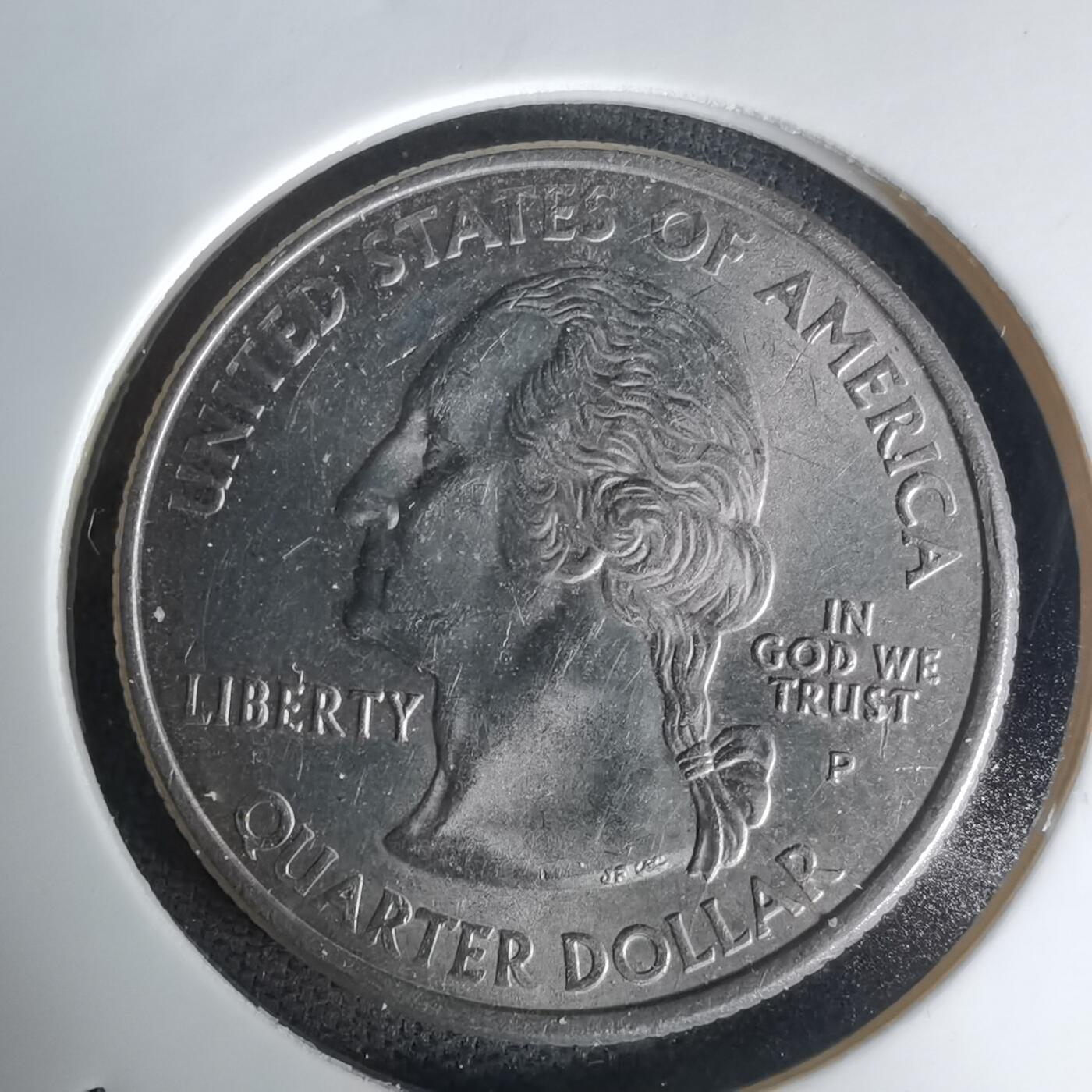 沼泽如烟--第1023场 美国2002年25分纪念币