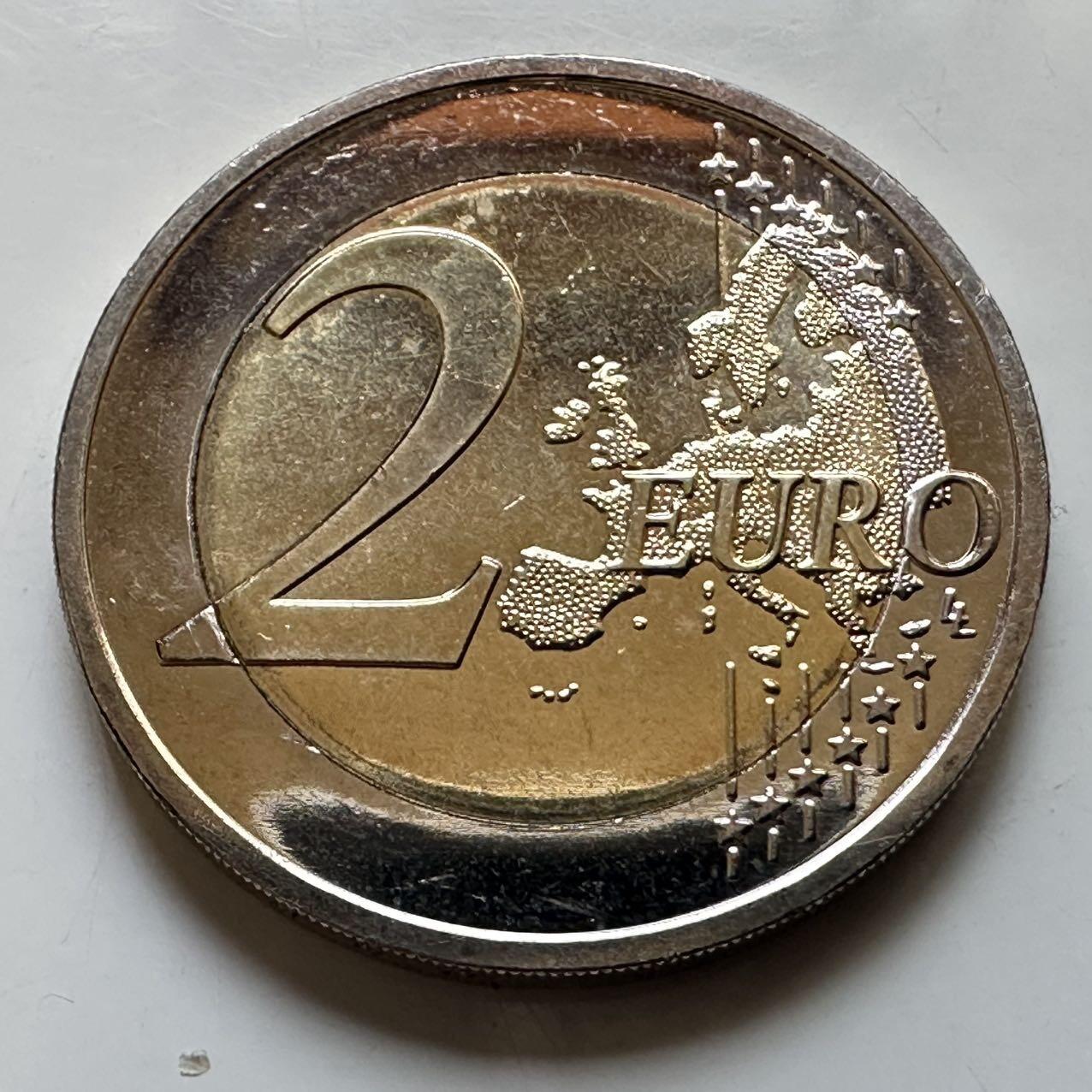 🌹外币初藏🌹🐯2026年第29场   欧元纪念币 接代拍 德国 2022年 图林根州 2欧元双色纪念币