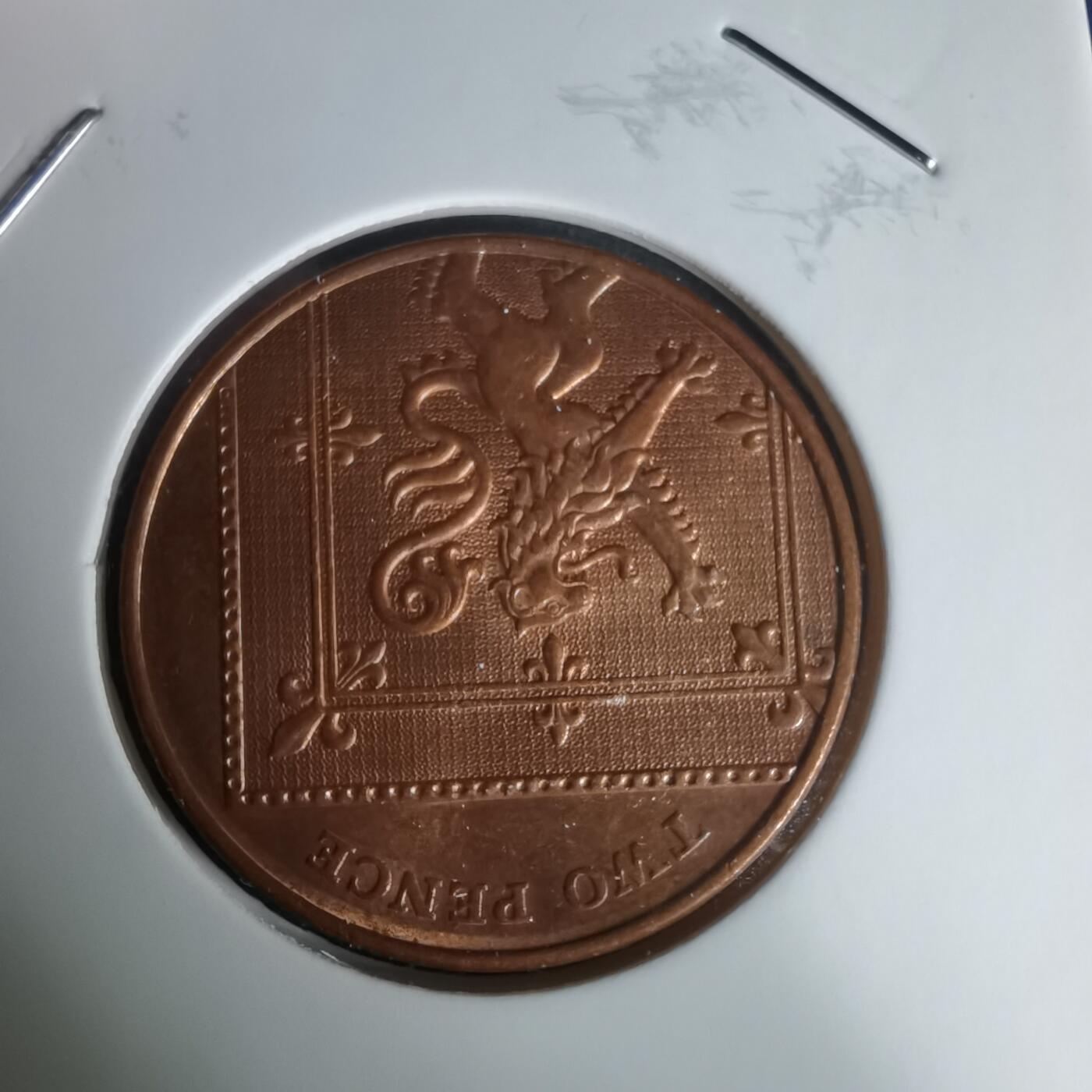 沼泽如烟--第1024场 英国2008年2便士