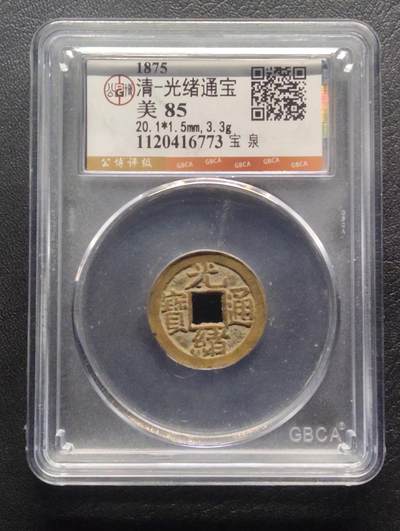 荟藏特别场次第八期——“社长的硬币堆” - 清光绪 宝泉局 公博85分