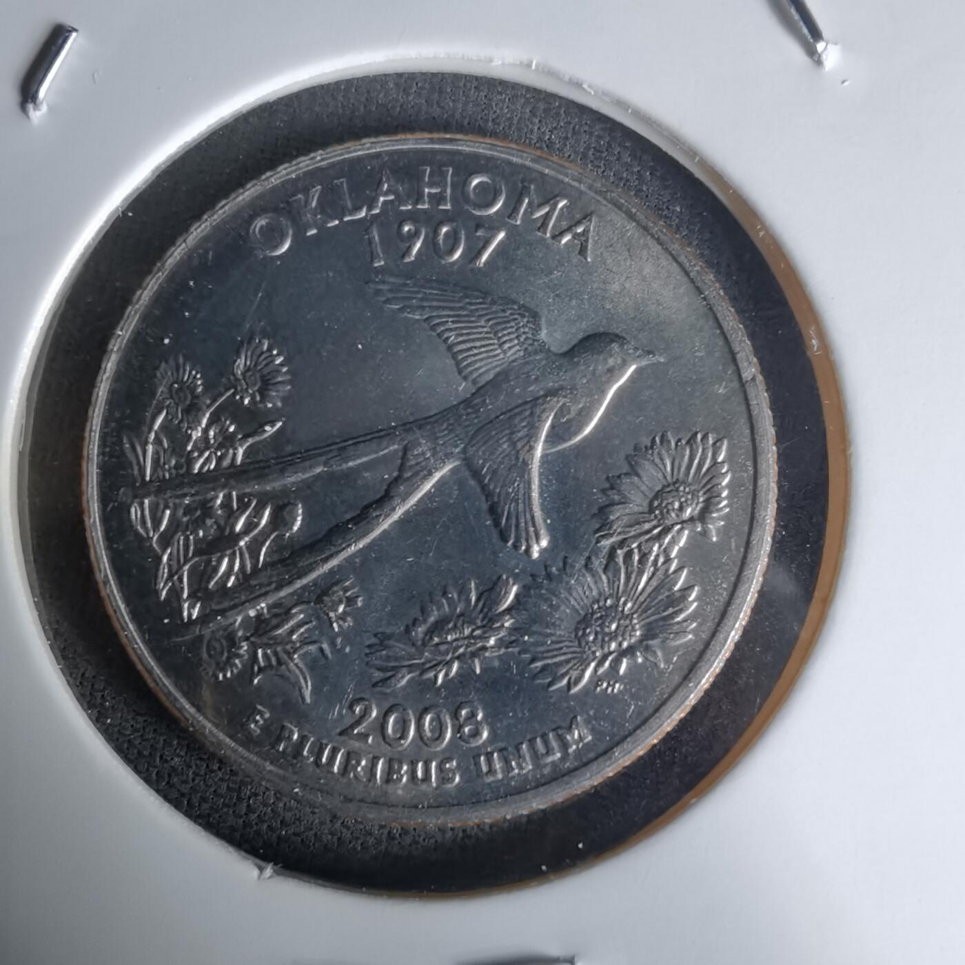 沼泽如烟--第1023场 美国2008年25分纪念币