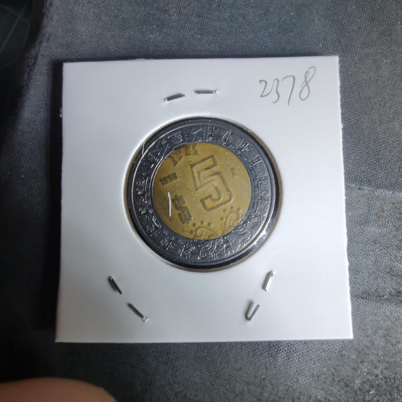 沼泽如烟--第1023场 墨西哥1998年5比索