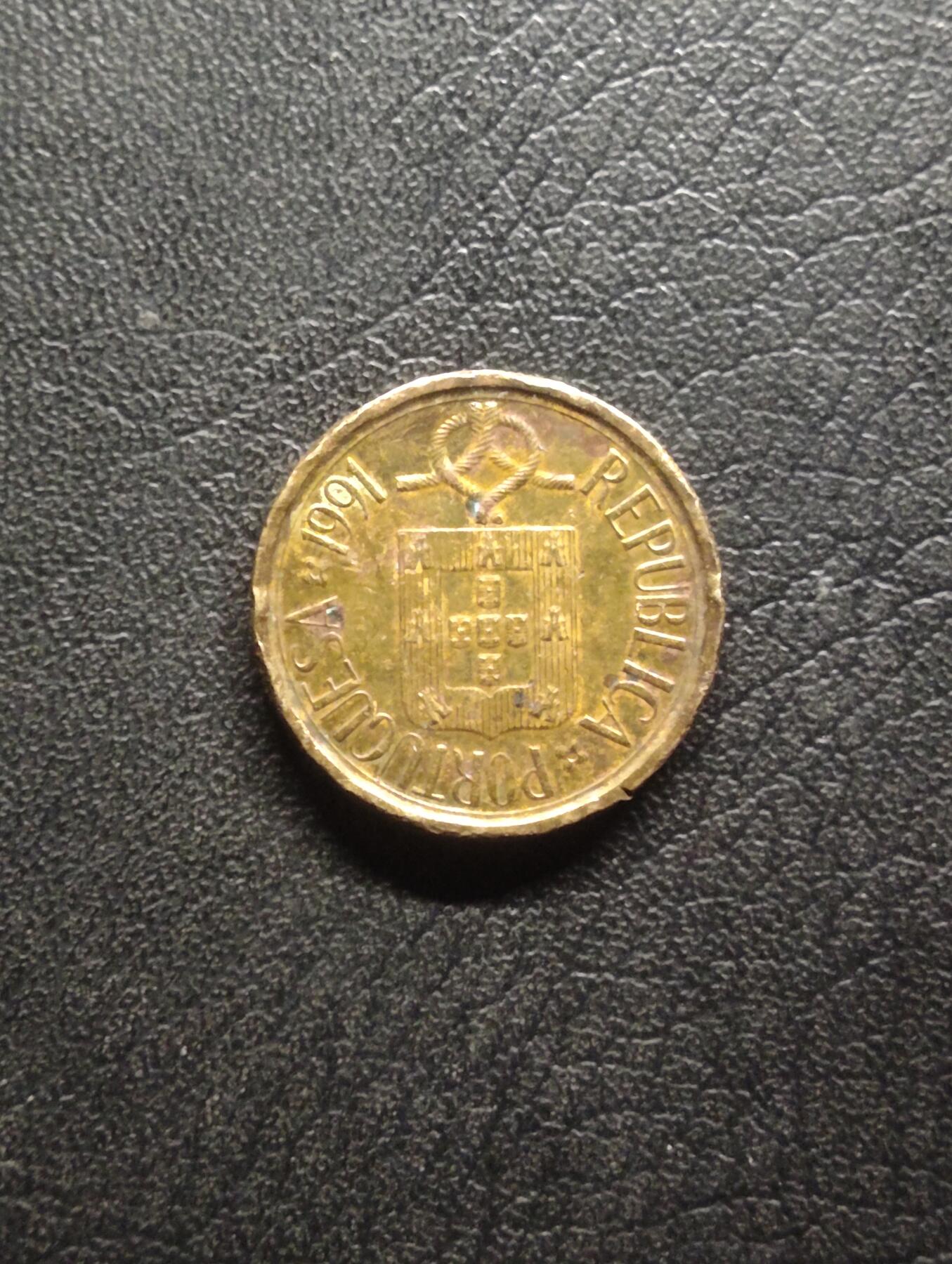 荟藏特别场次第八期——“社长的硬币堆” 葡萄牙1991年5埃斯库多