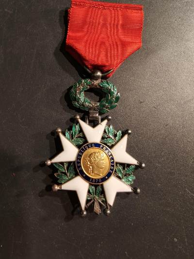 老王徽章第187期 - 法国骑士级荣誉军团勋章   三共时期
