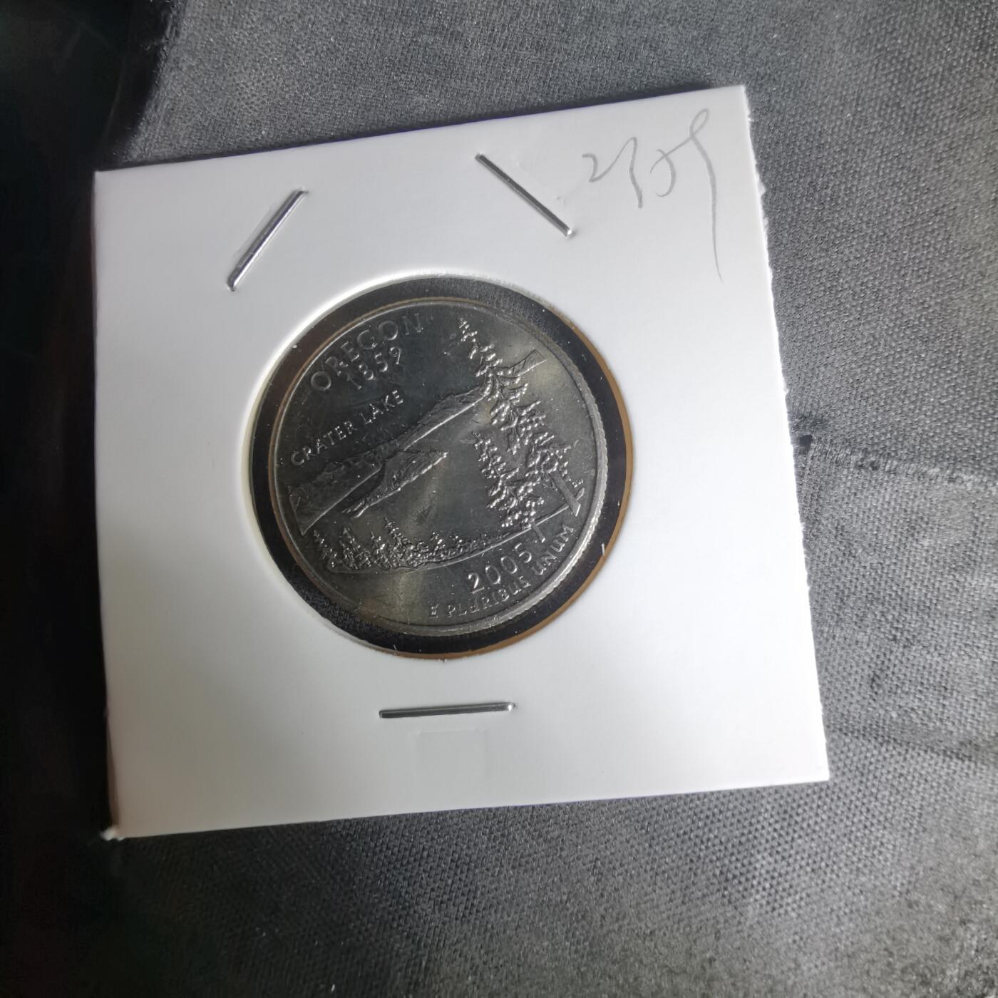 沼泽如烟--第1023场 美国2005年25分纪念币