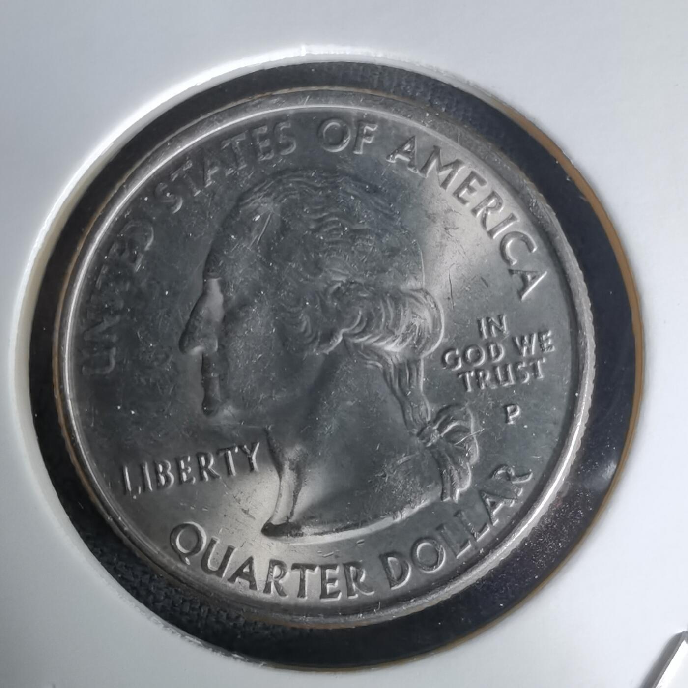 沼泽如烟--第1023场 美国2001年25分纪念币