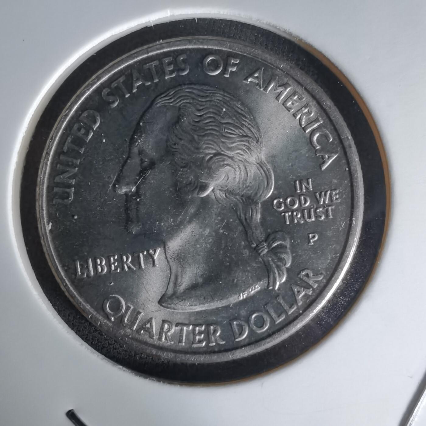 沼泽如烟--第1023场 美国2000年25分纪念币