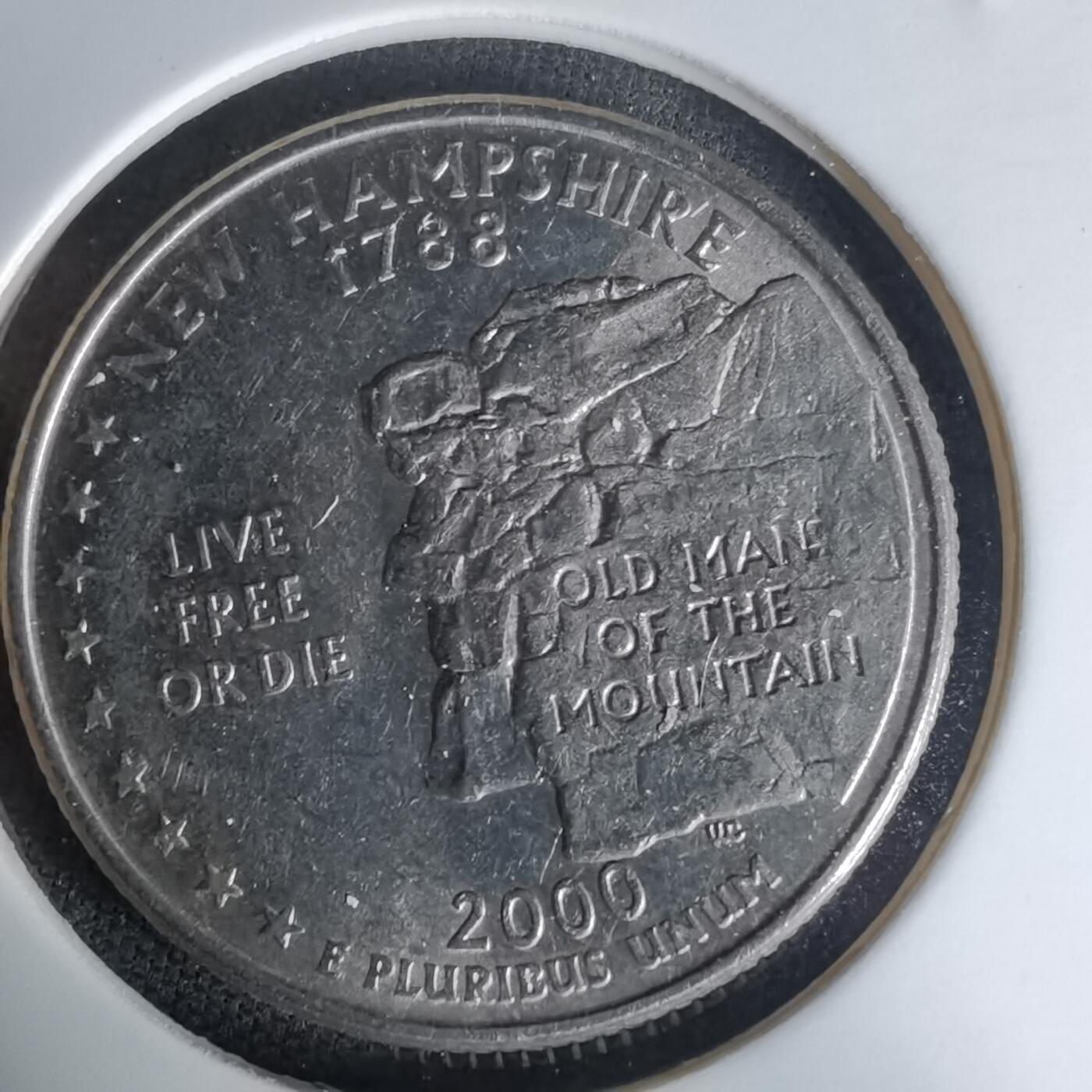 沼泽如烟--第1023场 美国2000年25分纪念币