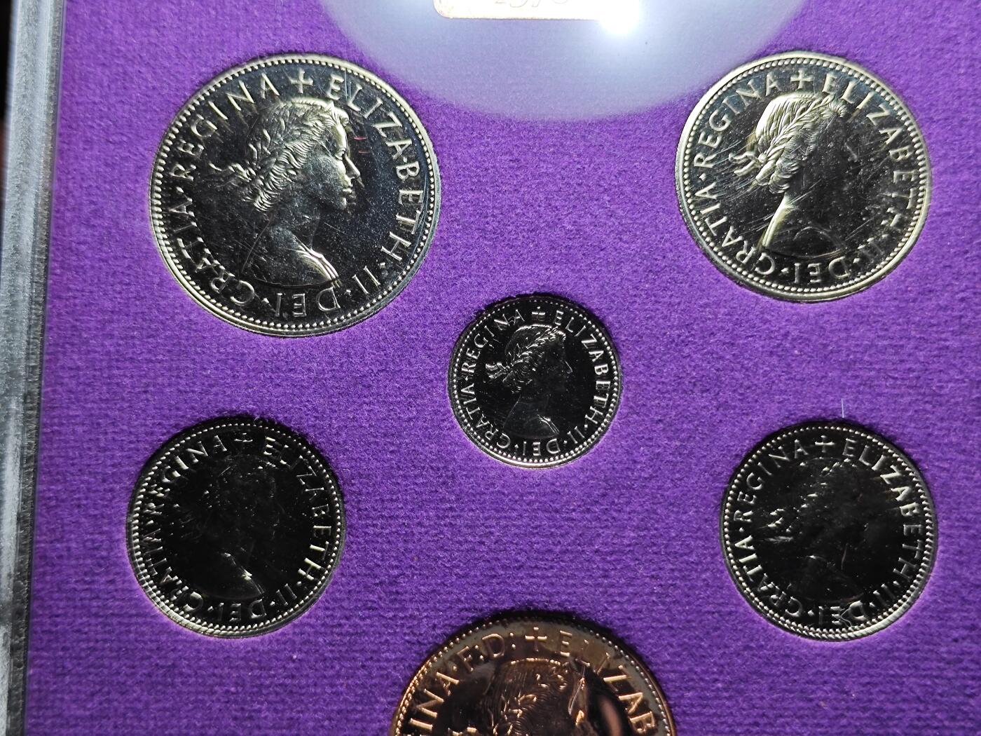 KK钱币收藏小铺   套币专场 2月预留时间 周末发货  1970英国大小面值清年一套 精制套币