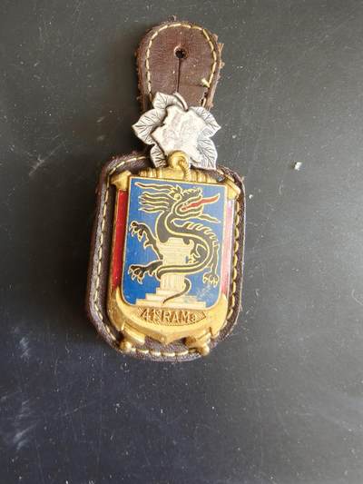 老王徽章第187期 - 法国海军陆战队第41炮兵团证章